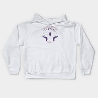 Lightworker on Duty Kids Hoodie